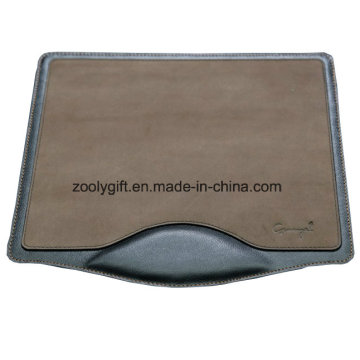 Customized Design PU Leather Mousepad with Logo with Write Rest